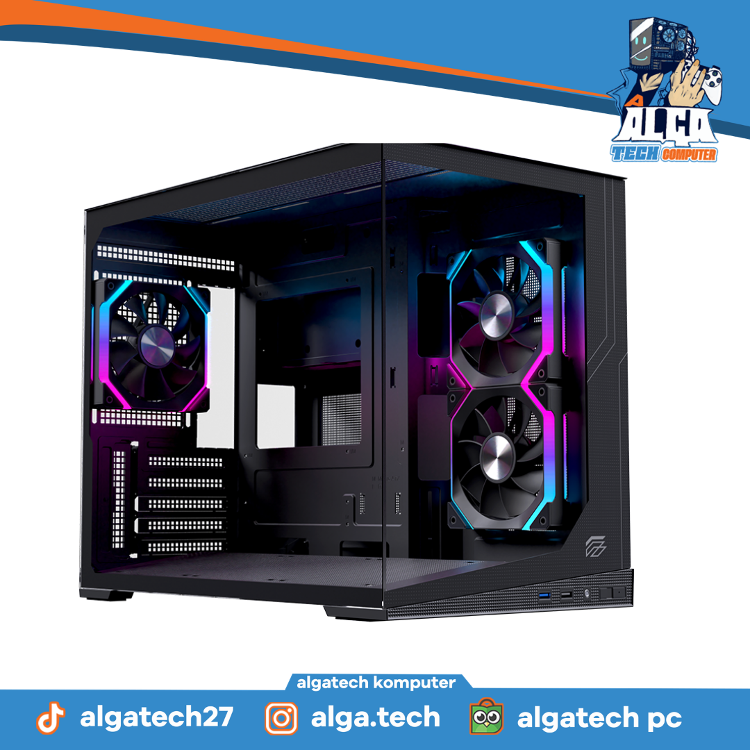 EINAREX PRISMA SM300 GAMING AQUARIUM CASE (NO FAN INCLUDED)