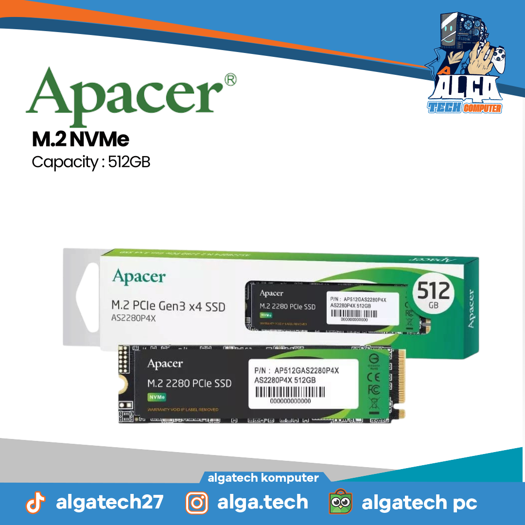NVME APACER 512GB AS2280P4