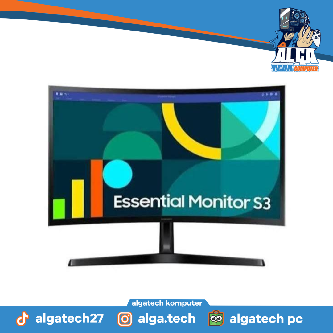 MONITOR SAMSUNG S24D366 100hz CURVE 24 INCH