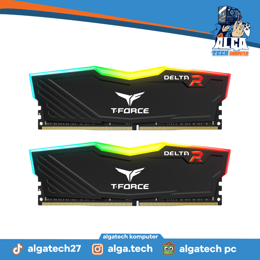 TEAM T-FORCE DELTA RGB 2X8GB (16GB) KIT DUAL CHANNEL 3200MHZ second lifetime