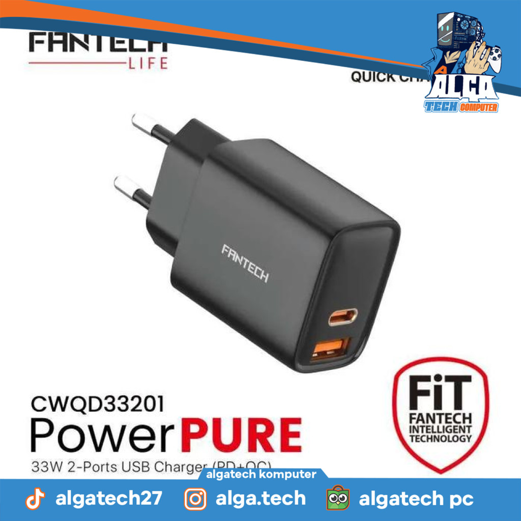 FANTECH POWER PURE 33W ADAPTOR TYPE C CWQD33021
